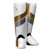 Hayabusa T3 Full Back Shin Guards - White/Gold