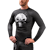 Marvel's The Punisher Long Sleeve Rash Guard - Black